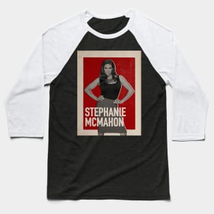 Stephanie McMahon Vintage Baseball T-Shirt